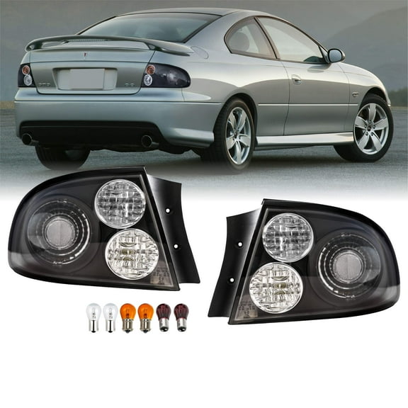 2004-2006 Pontiac GTO Holden Monaro Style Black/Clear or Red/Black Rear Tail Light - Unique Style Racing