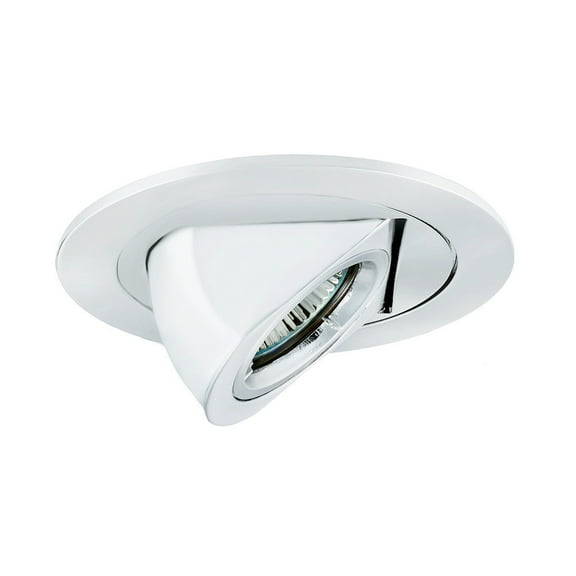 Jesco Lighting RH51WH Round Telescope Die Cast Aluminum Recessed Lighting Trim- White