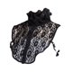 thumbnail image 2 of Collar falso, cuello falso de encaje de encaje para mujeres para atuendos, suéter, camisas Negro, 2 of 9