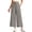 Grey, variant on Womens Capri Pants Summer Wide Leg Pants for Women Drawstring Casual Palazzo Trousers with Pockets