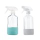 thumbnail image 2 of Botellas de spray de vidrio transparente con funda de silicona, botella vacía rellenable para soluciones de limpieza, agua Pulverizador, 2 of 4