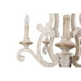 thumbnail image 4 of Oaks Aura  French Country 5-Light Wood Rustic Pendant Ceiling Light ,Farmhouse Shabby Chic Candle Chandelier Distressed White Distressed, Antiqued 25, 4 of 5