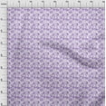 thumbnail image 4 of oneOone Georgette Viscose Purple & White Fabric Floral Sewing Craft Projects Fabric Prints By Yard 42 Inch Wide, 4 of 5
