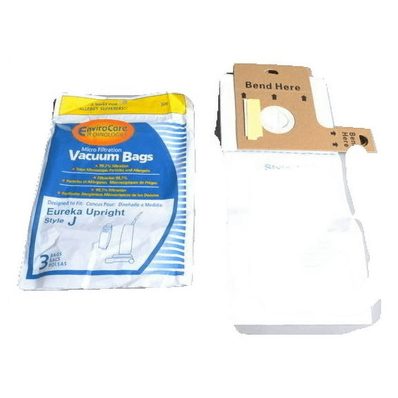 Eureka Upright Paper Bags J,3PK,Microlined Envirocare Replacement Part-309