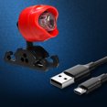 thumbnail image 1 of Luces LED portátiles para zapatos Crocs, 2 uds., para acampar, caminar, correr (USB rojo), 1 of 8