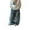 Blue, variant on ibiyuan Boys Jeans Baggy Boys Wide Leg Denim Pants Loose Straight Fit Casual Jeans with Elastic Waist and Functional Pockets for Kids