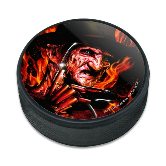 A Nightmare on Elm Street Freddy's Fire Ice Hockey Puck