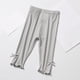 thumbnail image 2 of Odeerbi 2-12 Años Niñas Modal Leggings Stretchy Tights Pantalones Color Sólido Suave Elástico Bow Tie Pantyhose, 2 of 5