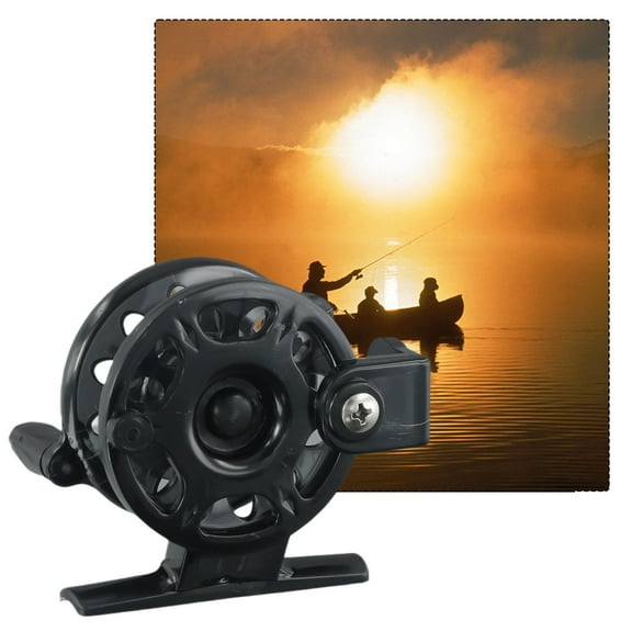 Reel Portable Mini Fly Fishing Reel Carp Winter Ice Fishing Spool Tackle Gear Raft Wheel Fishing Reel Front Wheel Raft Wheel
