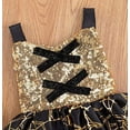 thumbnail image 6 of Styles I Love Toddler Girls Sleeveless Gold Sequin Spiderweb Tulle Dress Halloween Birthday Party Dress, 6 of 10