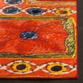 thumbnail image 2 of Rectangular Runner Rug in Orange, 2 of 4