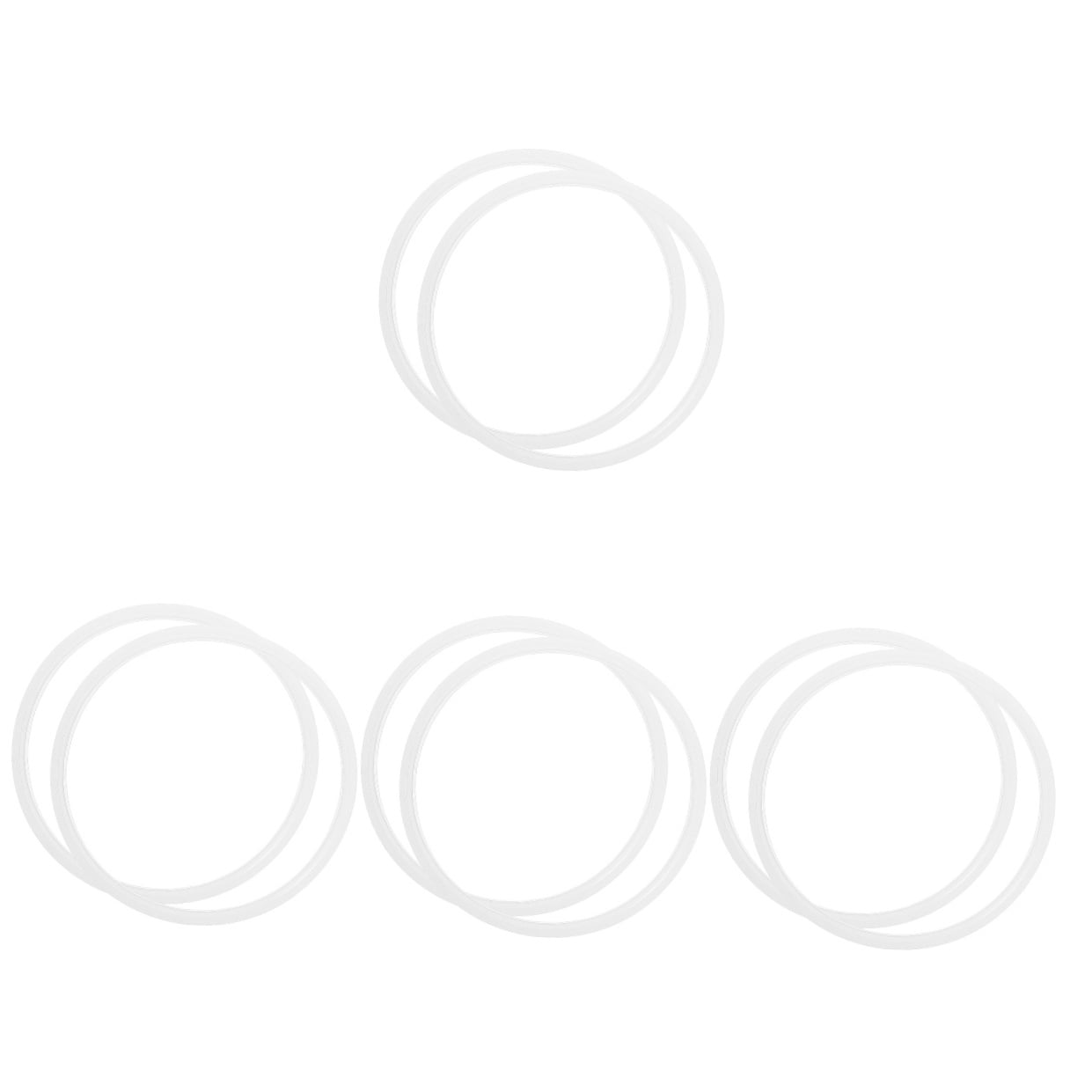 NUOLUX Silicone Pot Ring 8Pcs for Pressure Cooker Easy to Clean