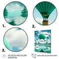 thumbnail image 3 of Designart "Teal Hot Air Ballons composition" Hot Air Balloon Canvas Print, 3 of 5