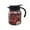 A, variant on asddcavvf Vintage Floral Pattern Tea 2025 New Tea Pot Tea Built In Infuser 35 Oz Stainless Steel Floral Pattern Tea Pot Tea With Infuser Long Insulation Drinking Glasses Mugs Drinking Cup
