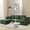 Green, variant on 106.5” Sectional Sofa with Chaise, YINIX 3 Seater L-Shaped Sofa Couch for Living Room, Black