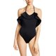 thumbnail image 1 of Traje De Baño Halter Para Mujer Traje De Baño De Una Pieza Con Volantes Push Up Bikini Acolchado (M) Likrtyny Mujer, 1 of 6