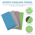 thumbnail image 4 of OULII 4Pcs Workout Sweat Towels Cooling Towels Bright Polyester Fiber for Golf, 4 of 8