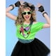 thumbnail image 3 of Disfraz de los 80 para mujer Disfraces de mujer de los 80 Estilos de ropa de los 80 para mujer Accesorios de neón para fiesta retro de los 80 - Snngv, 3 of 5