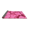 thumbnail image 2 of Ahgly Company Indoor Square Abstract Pink Modern Area Rugs, 5' Square, 2 of 4