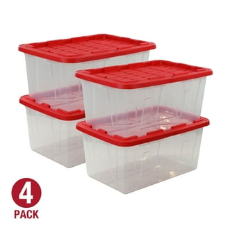 Really Useful Box 17L Extra Plastic Heavy Duty Tub, Clear Storage