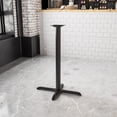 thumbnail image 2 of Flash Furniture Beverly 23.5'' x 29.5'' Restaurant Table X-Base with 3'' Dia. Bar Height Column, 2 of 5
