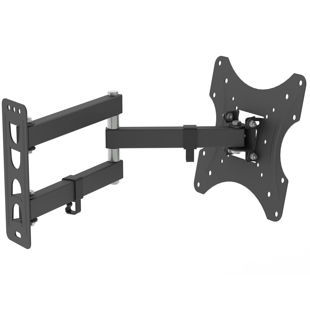 Adjustable Wall Mount Bracket, Rotatable TV Stand with Spirit Fit for 26''-55" TVs Black