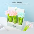 thumbnail image 3 of Labymos Creative Callalily Flower Gel Ink Pen Color Changing Decoration Writing Pen 0.5mm for Girls, 3 of 8