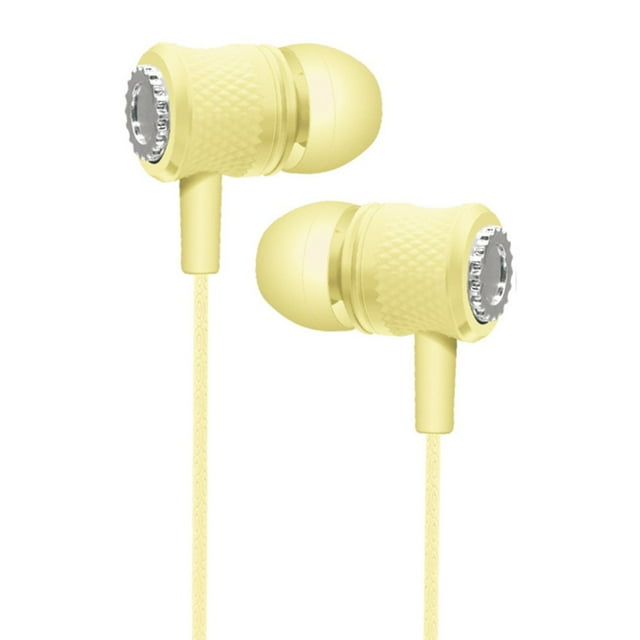 HLONK Wired Earbud Sensitive Fevers Sound Quality Universal 3.5mm In-ear Student Surround Gaming Earbud for Running