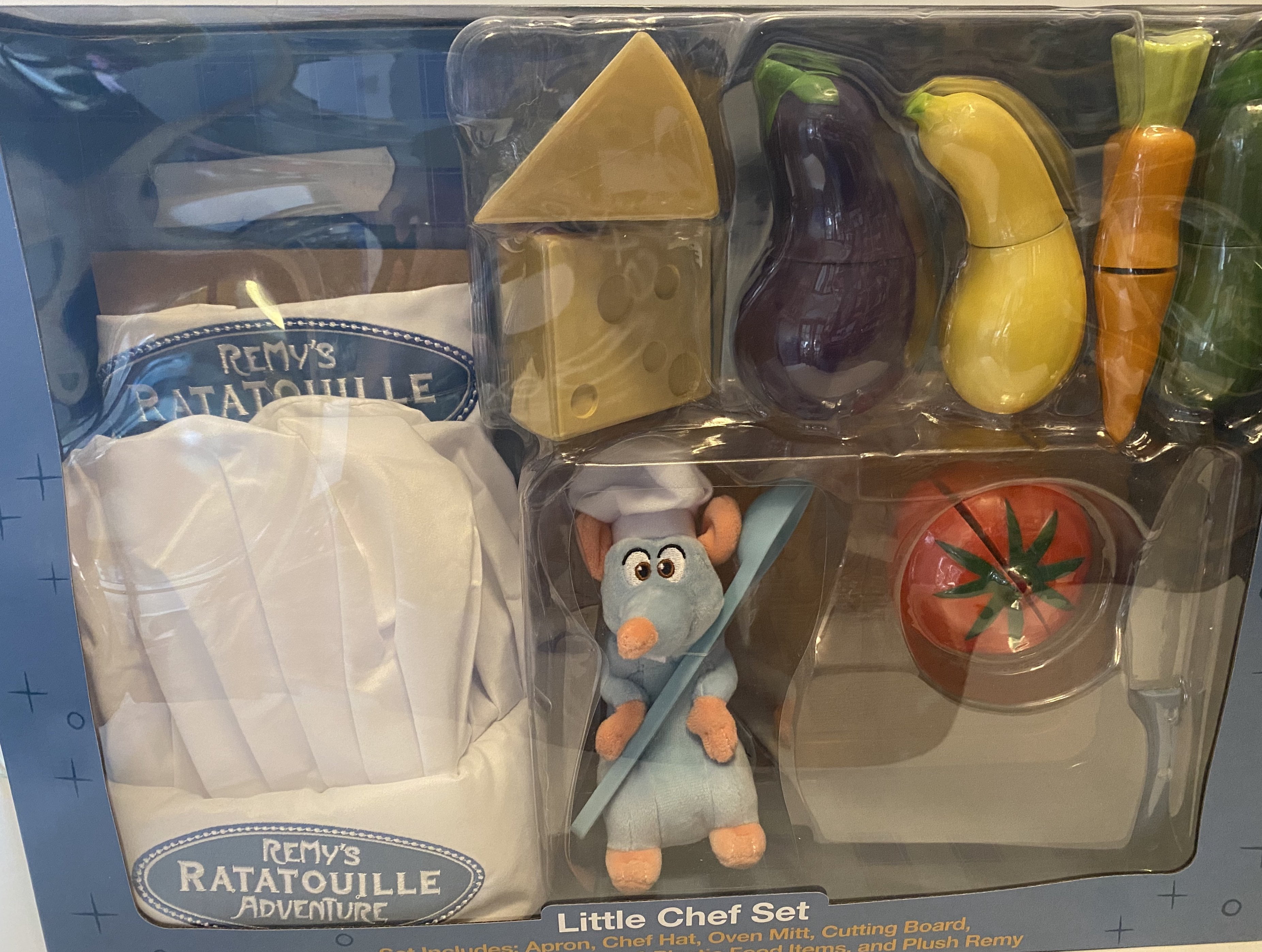 Disney Parks Remy's Ratatouille Adventure Little Chef Set with Apron