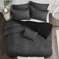 thumbnail image 6 of Juno Velvet Gray Comforter Set Full, 6 of 9