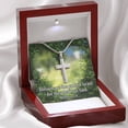 thumbnail image 5 of Scripture Card Blessed Pure In Heart Matthew 5:8 Cross Card Necklace w Stainless Steel Pendant Religious, 5 of 20
