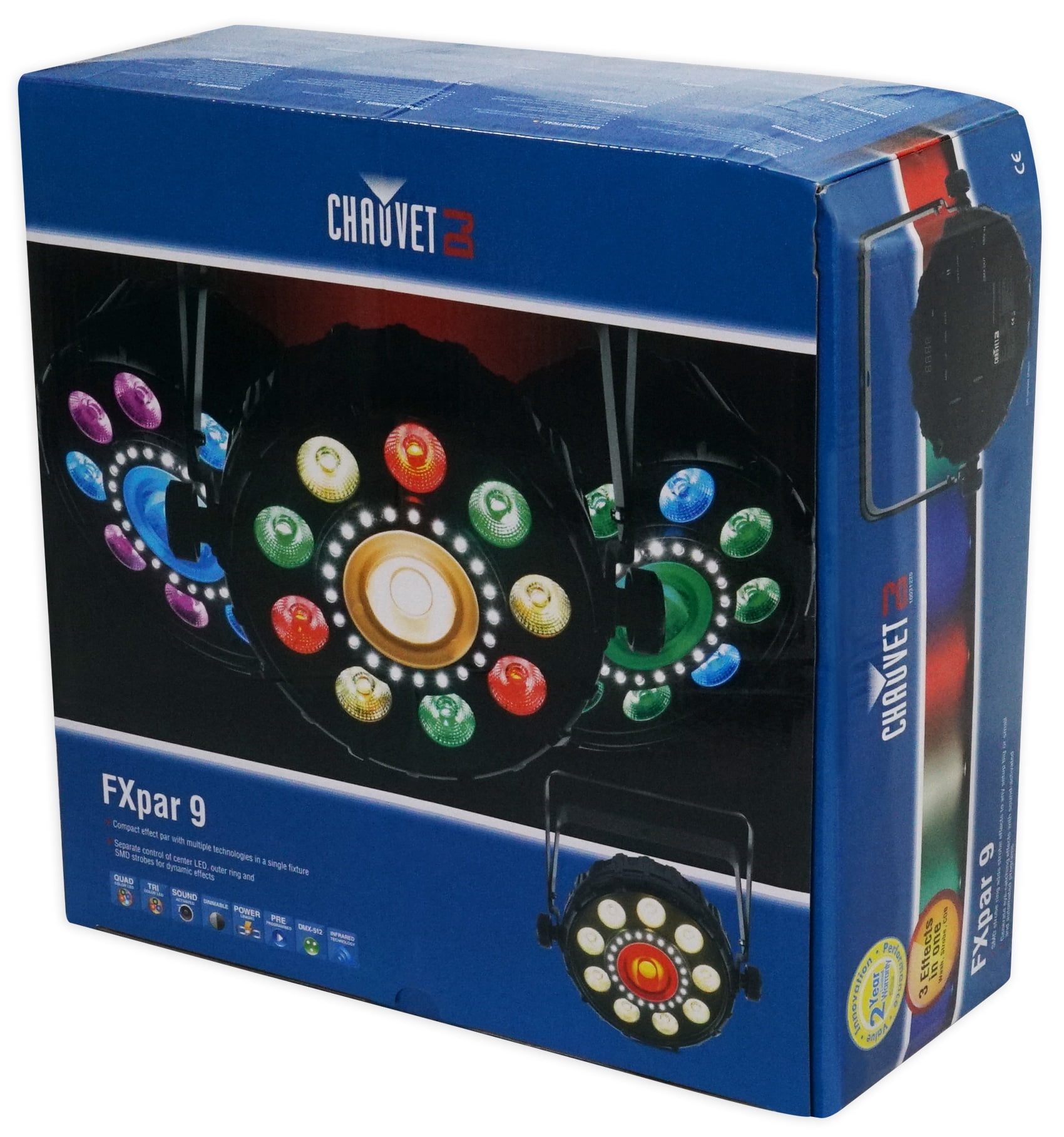 Chauvet DJ FXPar 9 Church Stage Par Can Wash Light Lighting Fixture