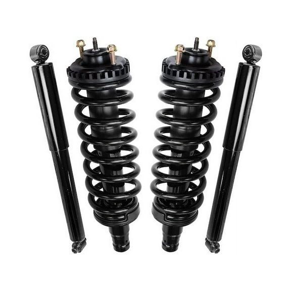 Front and Rear Suspension Strut and Shock Absorber Assembly Kit - Compatible with 2002 - 2006 GMC Envoy XL 2003 2004 2005