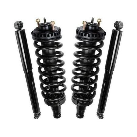 Front and Rear Suspension Strut and Shock Absorber Assembly Kit - Compatible with 2003 - 2006 Chevy SSR Base 2004 2005