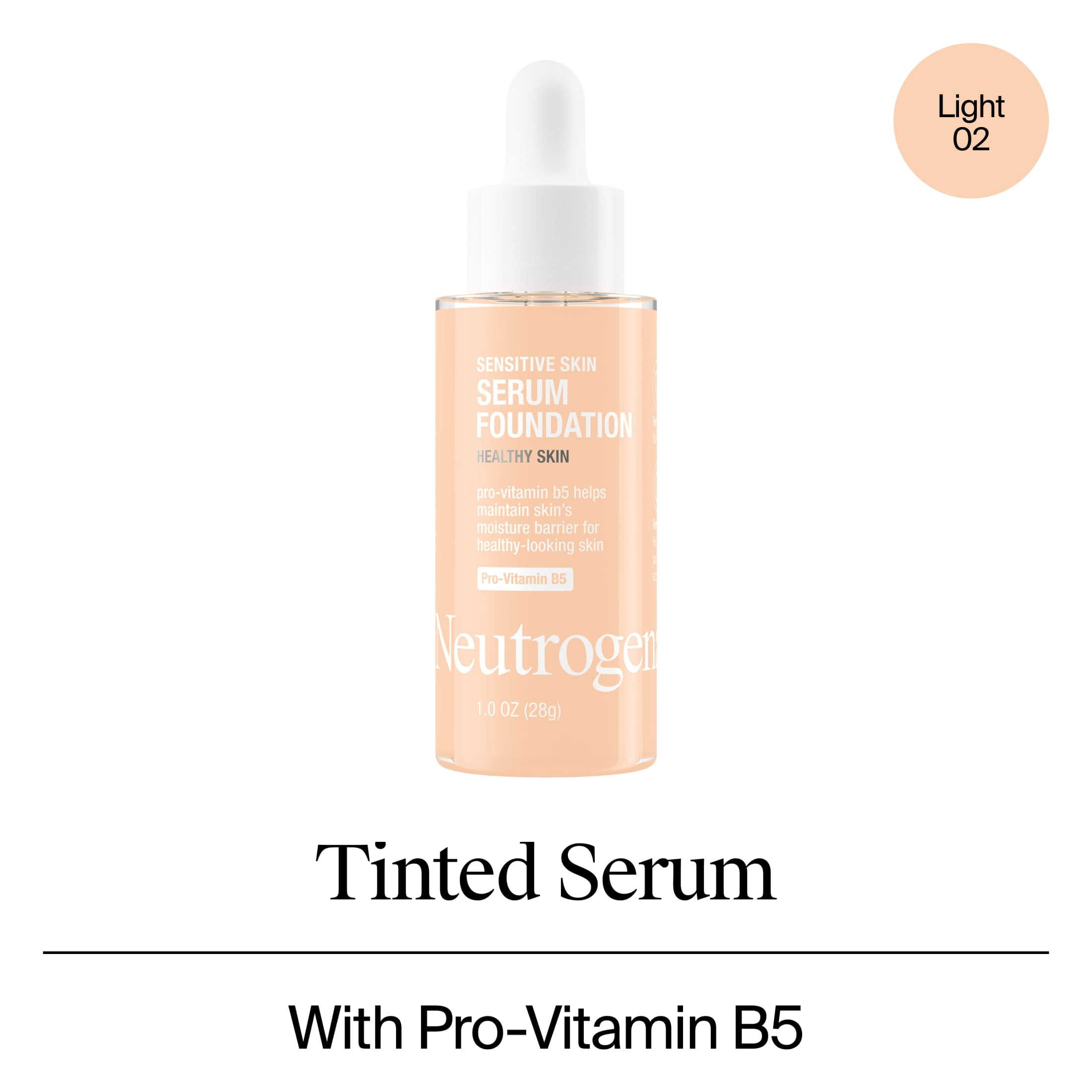 Neutrogena Healthy Skin Sensitive Serum Liquid Foundation, Light