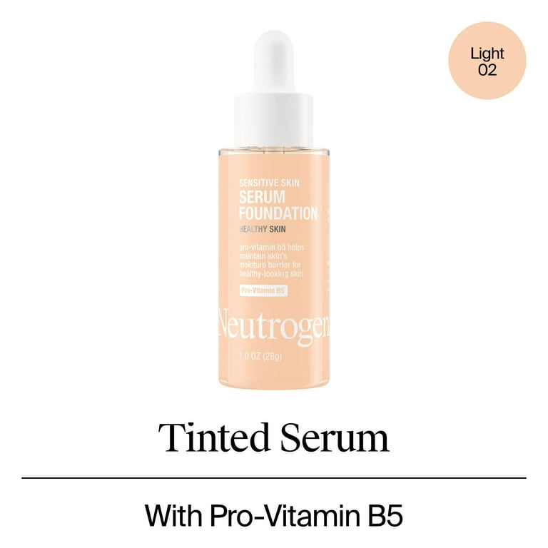 Neutrogena Healthy Skin Sensitive Serum Liquid Foundation, Light
