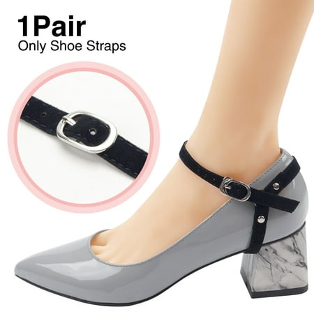 

Ekeka Free Shipping 1pair Waterproof Durable For Heels Ankle Women Shoe Straps With Buckle Anti Skid