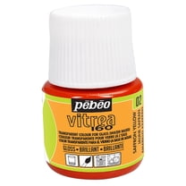 Pebeo Vitrea 160 Glass Paint, 45ml, Glossy, Saffron Yellow