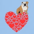 thumbnail image 3 of CafePress - Bulldog Heart Light T Shirt - Men's Classic Graphic T-Shirt, 3 of 4