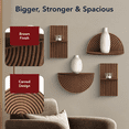 thumbnail image 4 of American Art Decor Half Circles Meet Right Angles 4-Piece Shelf Set - 10" x 5.5", 6.25" x 11.75", 4 of 6