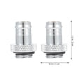 thumbnail image 4 of Copper Silver Tube Connector G1/4 to 3/8 inch Adapter for Computer Water Cooling with Hidden Silicone Gaskets Design, 4 of 9