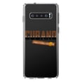 thumbnail image 1 of DistinctInk Clear Shockproof Hybrid Case for Samsung Galaxy S10+ PLUS (6.4" Screen) - TPU Bumper Acrylic Back Tempered Glass Screen Protector - Cubano. Cigars, 1 of 2