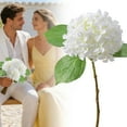 thumbnail image 3 of 1 Pcs Hydrangea Artificial Flower, Latex Real Touch Hydrangeas Lifelike Large Hydrangea Flowers for Home Decor Party Arrangements Wedding Bouquets Centerpieces, 3 of 9