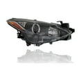 thumbnail image 3 of Headlight Assembly - Cooling Direct Fit/For BPW1510K0, BPW9510L0A 14-16 Mazda Mazda3 Hatchback, 14-16 Sedan - Halogen (Pair, Left Driver + Right Passenger Set) CAPA Fits select: 2014 MAZDA 3 TOURING, 3 of 4