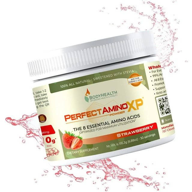 BodyHealth PerfectAmino XP Strawberry (30 Serving) Best Pre/Post