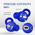 thumbnail image 5 of Insten 3 Pairs Ear Hooks Tips Compatible with AirPods 1 & 2 Earbuds, Anti-Lost EarHooks EarTips Accessories, Comfortable Soft Silicone Covers, with Storage Box (Not Fit in Charging Case) Blue, 5 of 10