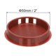 thumbnail image 2 of Uxcell 64Pcs 50mm Tapones de agujero redondos de nylon plástico marrón rojizo, 2 of 6