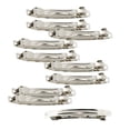 thumbnail image 3 of 10 piezas de plata de pinzas para el cabello francesas - lazos para el cabello de 4 cm 8cm, 3 of 9