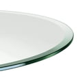 thumbnail image 3 of Dulles Glass Dessus de Table Rond en Verre Trempé Intérieur Extérieur 30 x 30 Pouces, 3 of 6