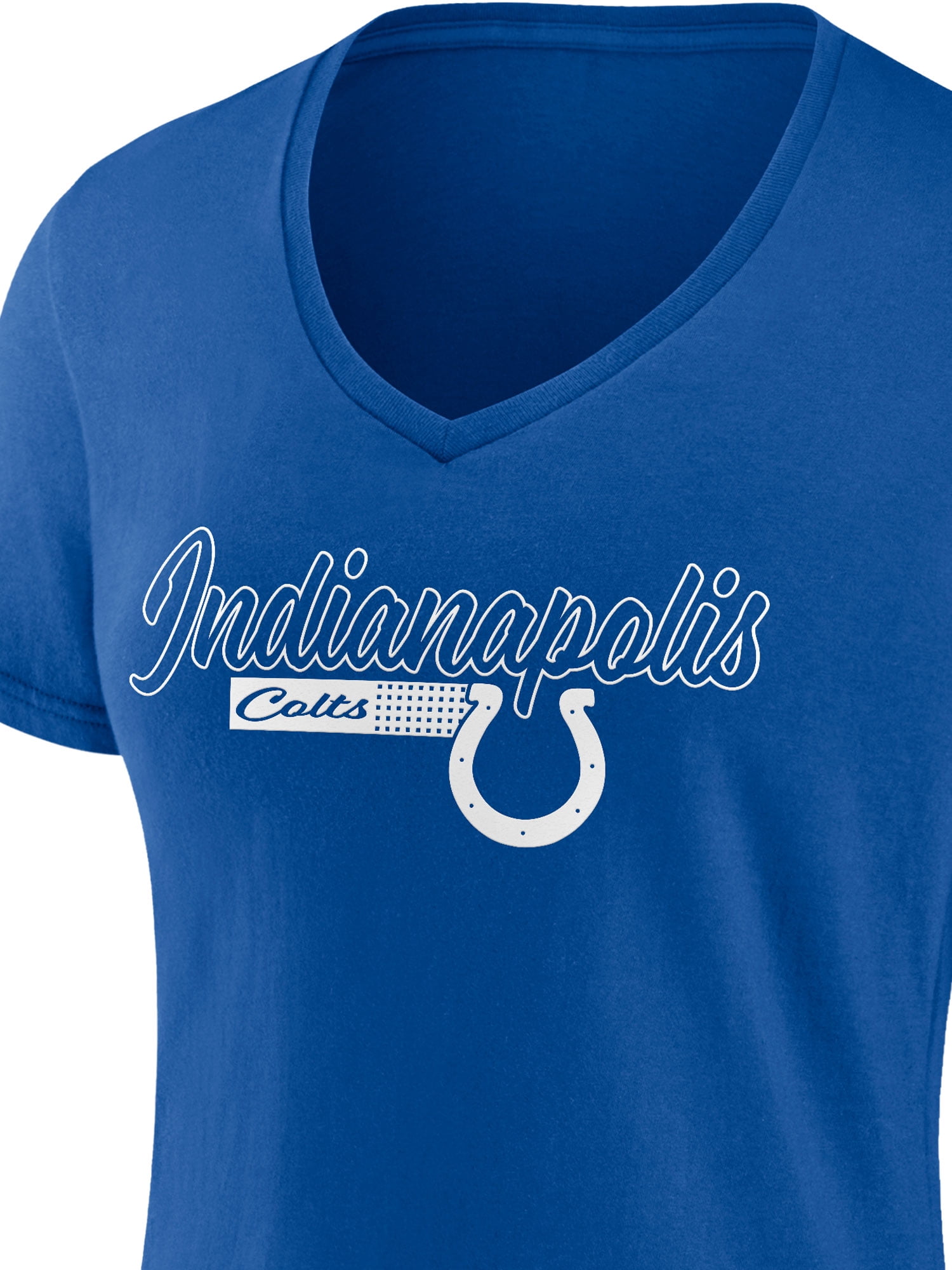 NFL Indianapolis Colts Women's Cotton Blue Short Sleeve T-Shirt